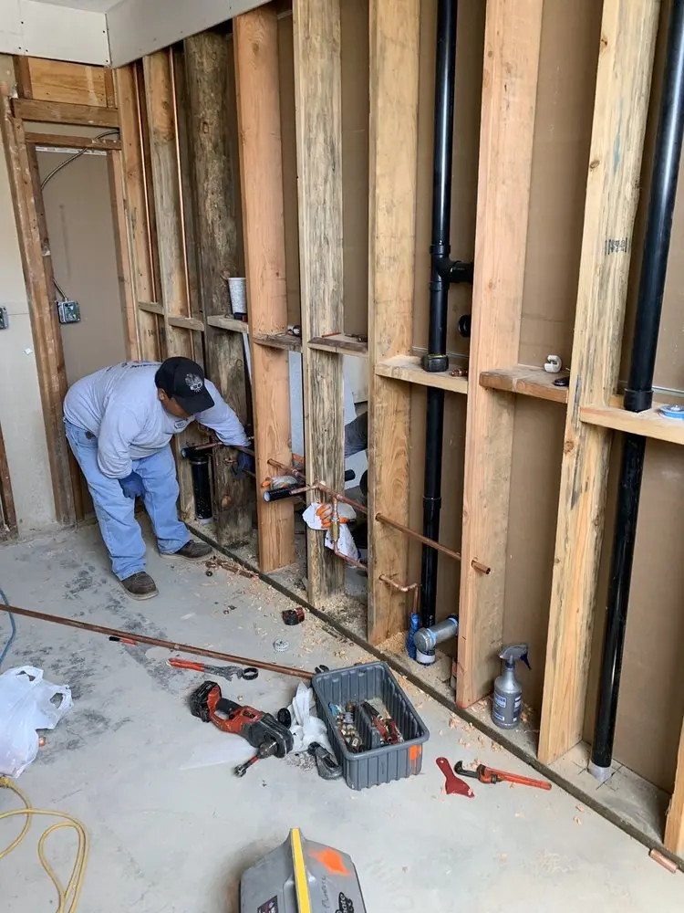 Commercial rough-in plumbing for Gas Line Repair in Brockton
